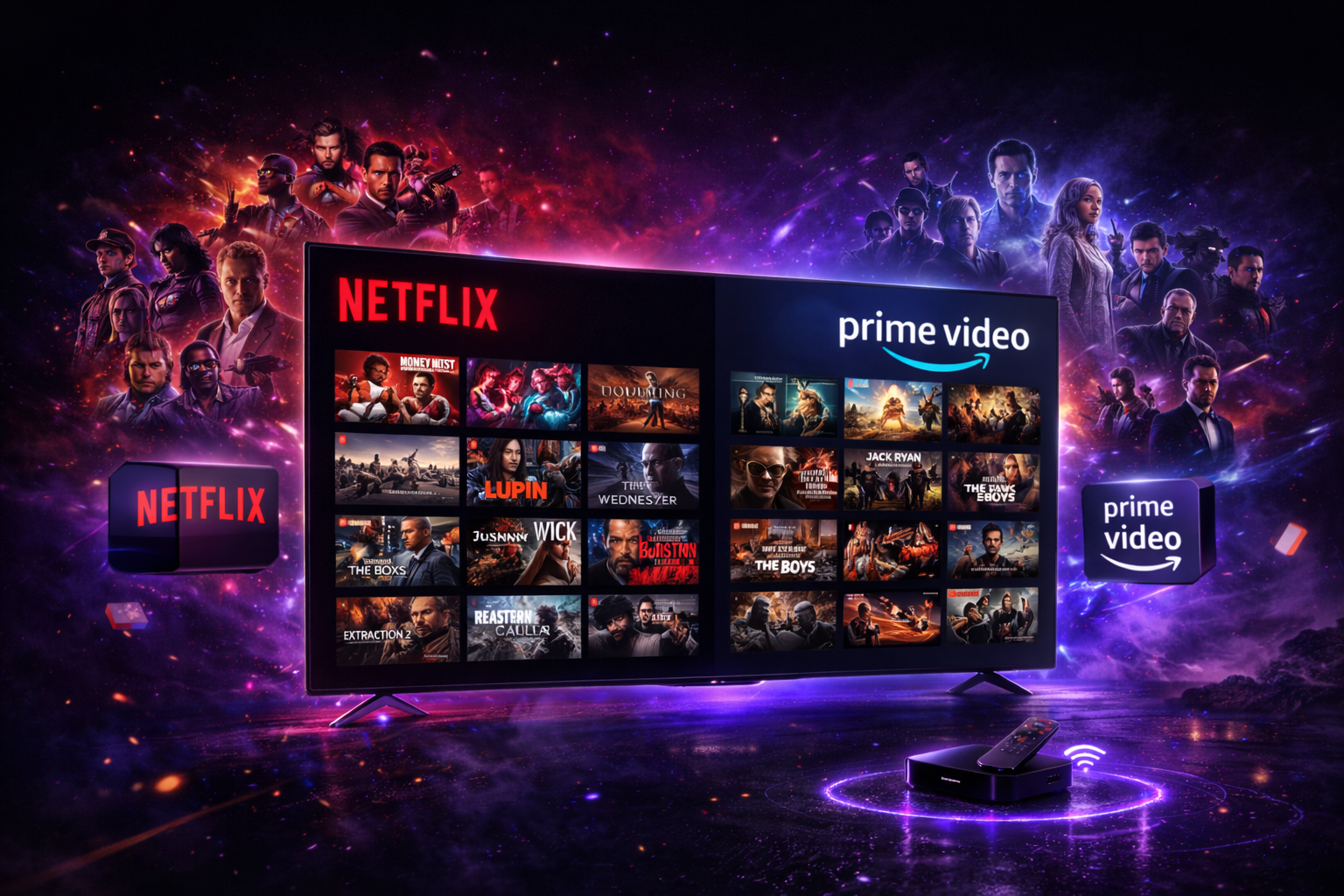 Interface Elite IPTV — Streaming HD & 4K